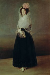 Retrato da Condessa de Carpio (1757-95) Marquesa de la Solana, c.1793