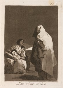Que o coco está chegando (Here Comes the Bogey-Man) de Francisco de Goya