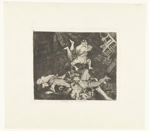 Ravagens de guerra
Estragos de la guerra (título sobre o objecto)
Os horrores da guerra (título da série)
Los Desastres de la Guerra (título da série) de Francisco de Goya