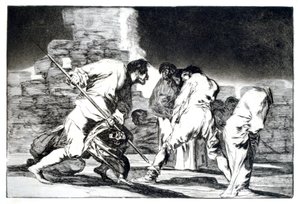 Enigma da Fúria, 1819-1823 de Francisco de Goya