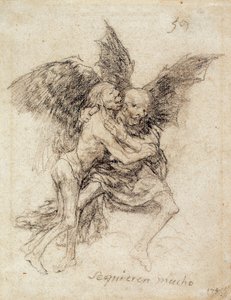 Se quieren mucho (Eles se amam muito) de Francisco de Goya
