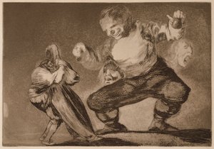 Simpleton (Bobalicón), da série Los Disparates de Francisco de Goya