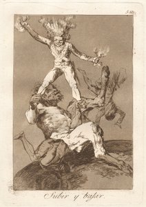 Subir y bajar (To Rise and To Fall) de Francisco de Goya