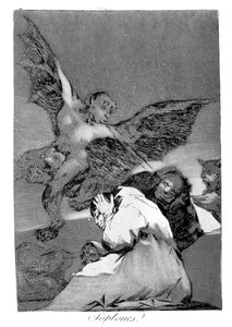Engula, cão, 1799 de Francisco de Goya
