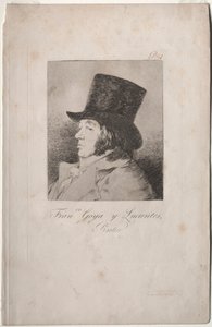 Os Caprichos: Retrato de Goya de Francisco de Goya