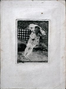 A custódia de um criminoso não exige tortura, c. 1810 de Francisco de Goya
