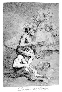 A Profissão Devota, 1799 de Francisco de Goya