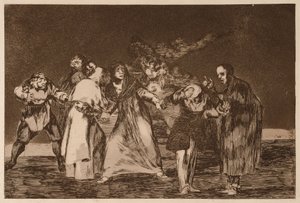 The Exhortations (As exortações), da série Los Disparates de Francisco de Goya