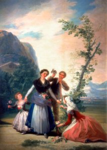 Os Floristas ou Primavera, 1786 de Francisco de Goya