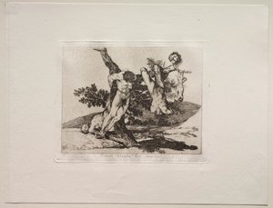 Os horrores da guerra: um feito heróico! Com Homens Mortos! de Francisco de Goya