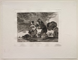 Os horrores da guerra: e isso também. de Francisco de Goya