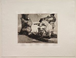 Os Horrores da Guerra: Bárbaros! de Francisco de Goya