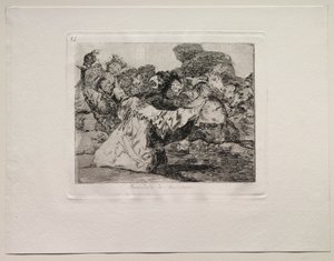Os Horrores da Guerra: Show do Charlatão de Francisco de Goya