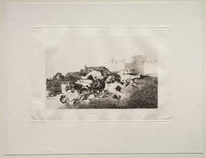 Os horrores da guerra: Pior ainda, 1810. de Francisco de Goya
