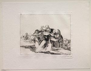 Os Horrores da Guerra: Tudo está às avessas de Francisco de Goya