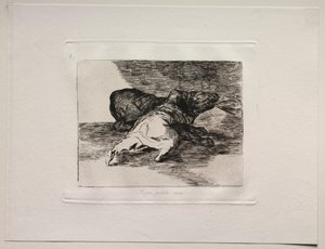 Os horrores da guerra: ele tira algo disso .. de Francisco de Goya