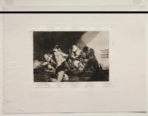 Os horrores da guerra: não se pode olhar. de Francisco de Goya