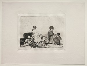 Os horrores da guerra: talvez eles sejam de outra raça. de Francisco de Goya
