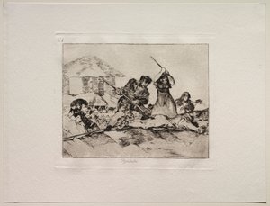 Os Horrores da Guerra: Rabble de Francisco de Goya