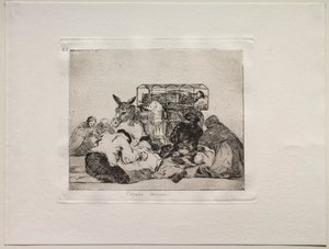 Os horrores da guerra: devoção estranha! de Francisco de Goya