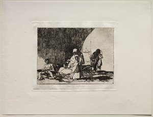 Os horrores da guerra: os saudáveis e os doentes. de Francisco de Goya