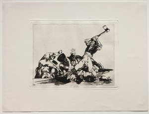 Os Horrores da Guerra: Os Mesmos. de Francisco de Goya