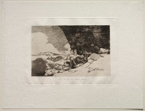 Os horrores da guerra: o mesmo em outros lugares. de Francisco de Goya