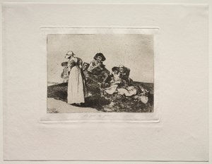 Os horrores da guerra: o pior é implorar. de Francisco de Goya