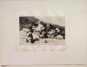 Os horrores da guerra: estes também. de Francisco de Goya