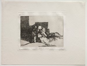 Os horrores da guerra: eles não chegam a tempo de Francisco de Goya