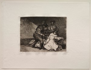 Os horrores da guerra: isso é ruim. de Francisco de Goya