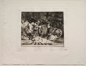 Os horrores da guerra: a verdade morreu. de Francisco de Goya