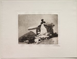 Os Horrores da Guerra: Que Coragem! de Francisco de Goya