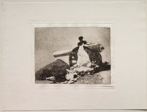 Os horrores da guerra: que coragem! de Francisco de Goya