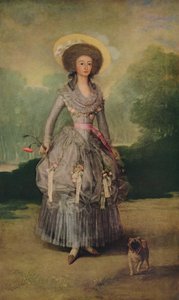 The Marquesa de Pontejos, c1786 de Francisco de Goya