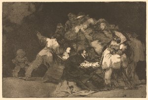 Os Provérbios: General Folly, 1864. de Francisco de Goya