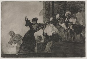 Os Provérbios: Pobre Loucura de Francisco de Goya