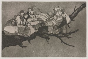 Os Provérbios: Loucura Ridícula de Francisco de Goya
