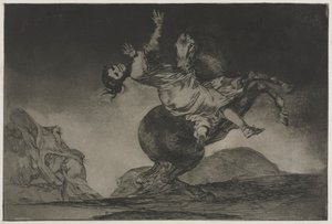 Os Provérbios: O Raptor de Cavalos de Francisco de Goya
