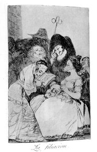 A filiação, 1799 de Francisco de Goya