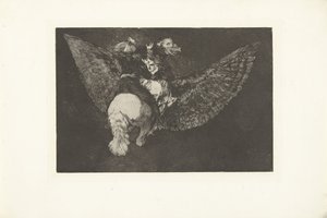 loucura voadora Disparada volante Los Disparates (The follies) (título da série) Los Proverbios (Os Provérbios) (título da série) de Francisco de Goya