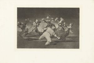Feliz tolice Alegre diferente Los Disparates (The follies) (título da série) Los Proverbios (Os Provérbios) (título da série) de Francisco de Goya