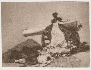 Que coragem! da série «Os desastres da guerra» de Francisco de Goya