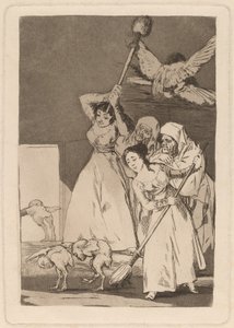 Ya van desplumados (Lá vão eles depenados) de Francisco de Goya
