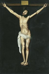 Cristo na cruz de Francisco de Zurbaran