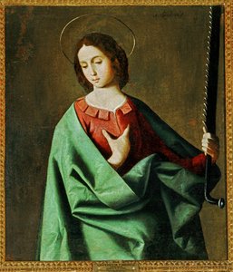 Santa Eufémia ... (pintura sobre tela) de Francisco de Zurbaran