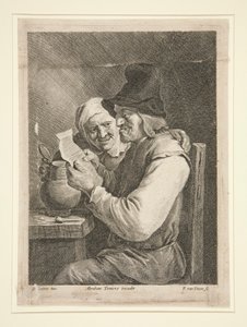 Leitura de uma carta de casal