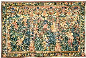 Tapeçaria de verdura exótica, possivelmente Tournai, primeira metade do século XVI