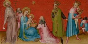 A Adoração dos Magos com Santo António Abade, c.1400