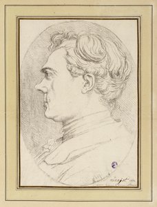 Retrato caricatural do pintor Ménageot, Roma 1772